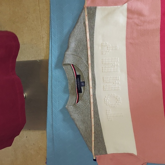 Tommy  Hilfiger Multi Color Sweater - Picture 8 of 10